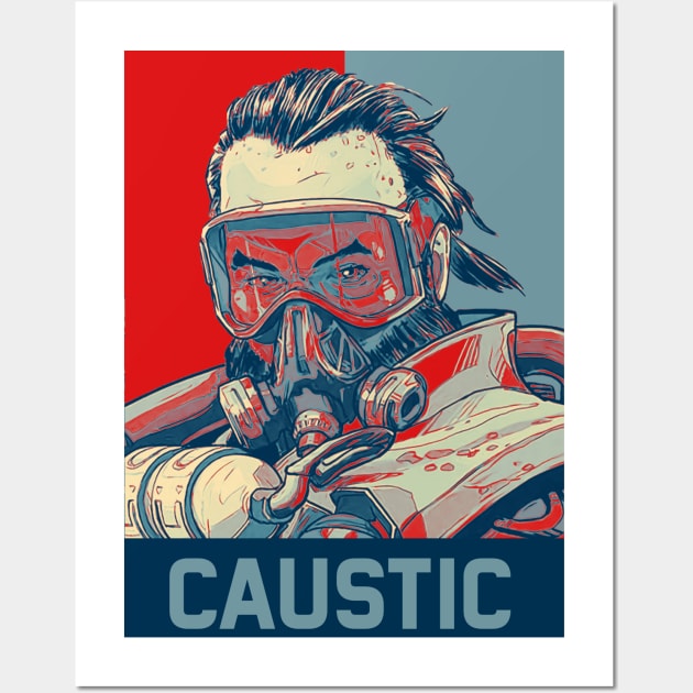 caustic apex legends Wall Art by mrcatguys